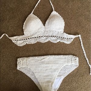 small crochet bathing suit